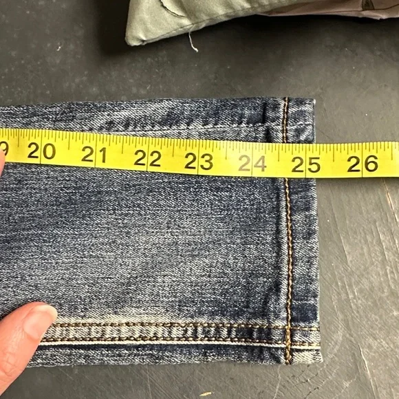 Boys size 5 silver jeans. Snap and zip close. (35/5) - Picture 14 of 16